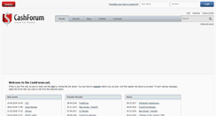 Desktop Screenshot of cashforum.net